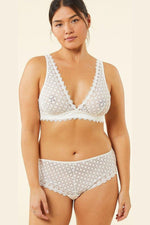 ETAM - חזיית תחרה ללא ריפוד JADE קרם - MASHBIR//365