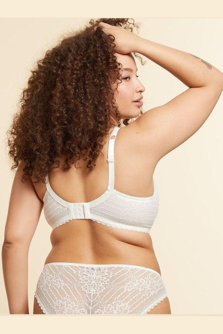 ETAM - חזיית תחרה ללא ריפוד PANAMA קרם - MASHBIR//365