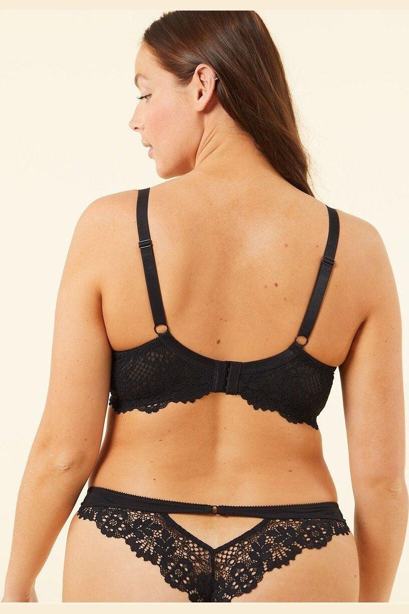 ETAM - חזיית תחרה ללא ריפוד SUCCESS בצבע שחור - MASHBIR//365