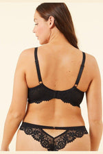 ETAM - חזיית תחרה ללא ריפוד SUCCESS בצבע שחור - MASHBIR//365