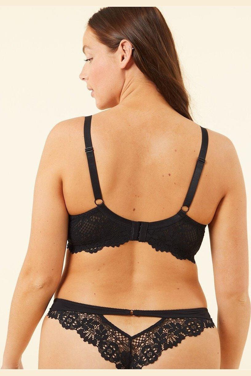 ETAM - חזיית תחרה ללא ריפוד SUCCESS שחורה - MASHBIR//365