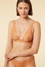 ETAM - חזיית תחרה ללא ריפוד SUNFLOWER ניוד - MASHBIR//365