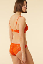 ETAM - חזיית תחרה ללא ריפוד SUNFLOWER כתום - MASHBIR//365