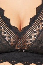 ETAM - חזיית תחרה משולשים ARTISTE D-E שחור - MASHBIR//365