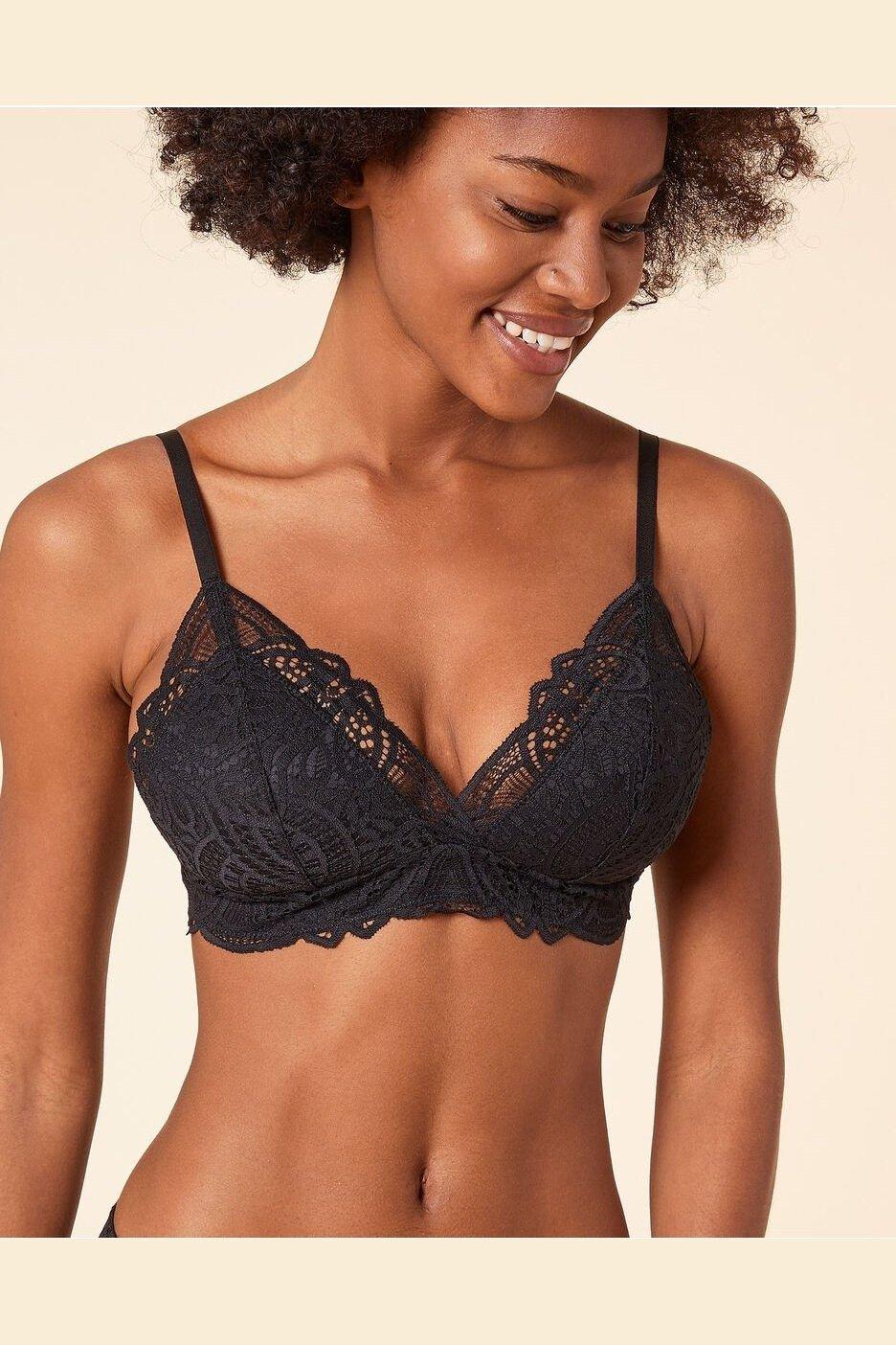 ETAM - חזיית תחרה משולשים ENIGME שחורה - MASHBIR//365