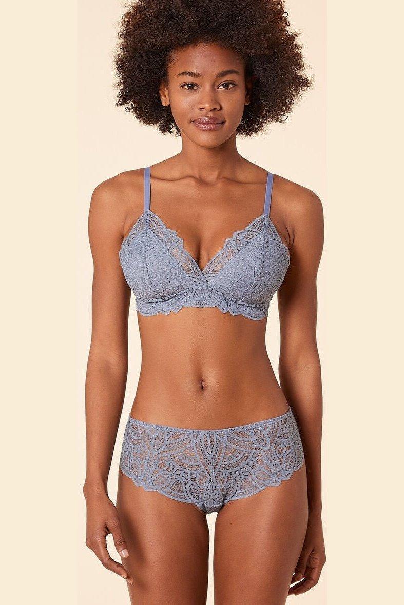 ETAM - חזיית תחרה משולשים ENIGME כחולה - MASHBIR//365