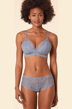 ETAM - חזיית תחרה משולשים ENIGME כחולה - MASHBIR//365