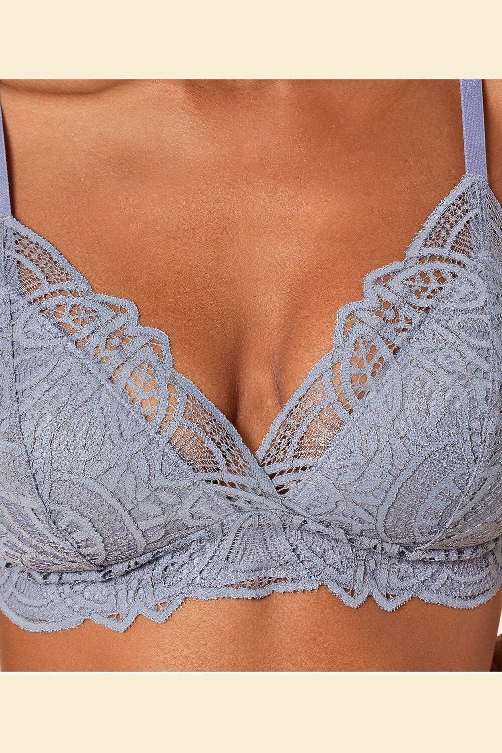 ETAM - חזיית תחרה משולשים ENIGME כחולה - MASHBIR//365