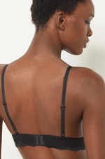 ETAM - חזיית תחרה משולשים IDOLE בצבע שחור - MASHBIR//365