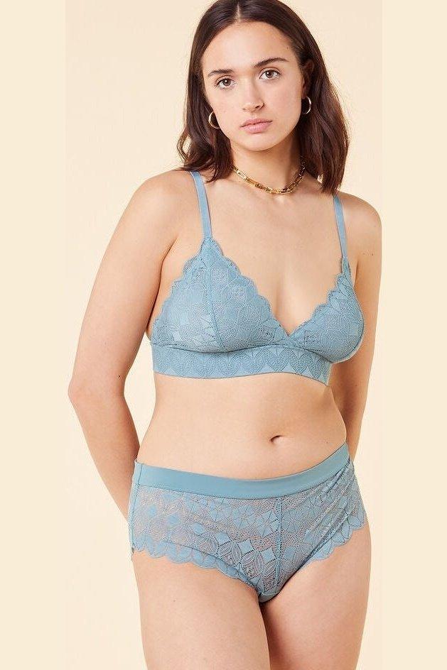 ETAM - חזיית תחרה משולשים SKY טורקיז - MASHBIR//365