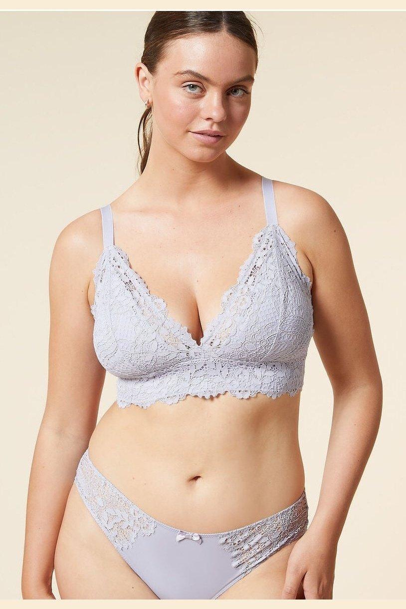 ETAM - חזיית תחרה משולשים SUCCESS סגול בהיר - MASHBIR//365