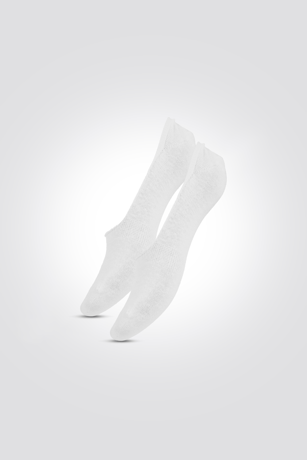 COOL 32 - זוג גרבי עקביות לנשים NO SEEN בצבע לבן - MASHBIR//365