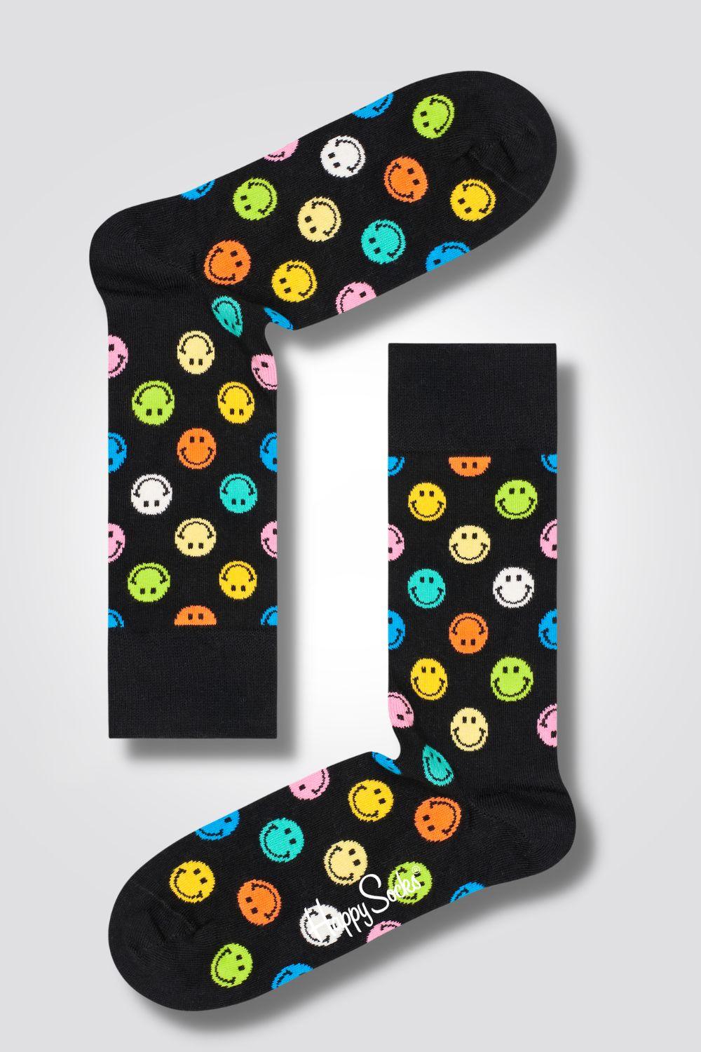HAPPY SOCKS - זוג גרביים במהדורת סמיילי Big Smiley Dot - MASHBIR//365