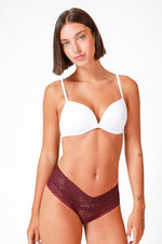 EMMA K - זוג חזיות בייסיק ללא ברזל בצבע שחור ולבן - MASHBIR//365