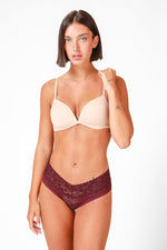 EMMA K - זוג חזיות בייסיק ללא ברזל בצבע שחור וניוד - MASHBIR//365