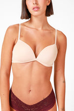 EMMA K - זוג חזיות בייסיק ללא ברזל בצבע שחור וניוד - MASHBIR//365