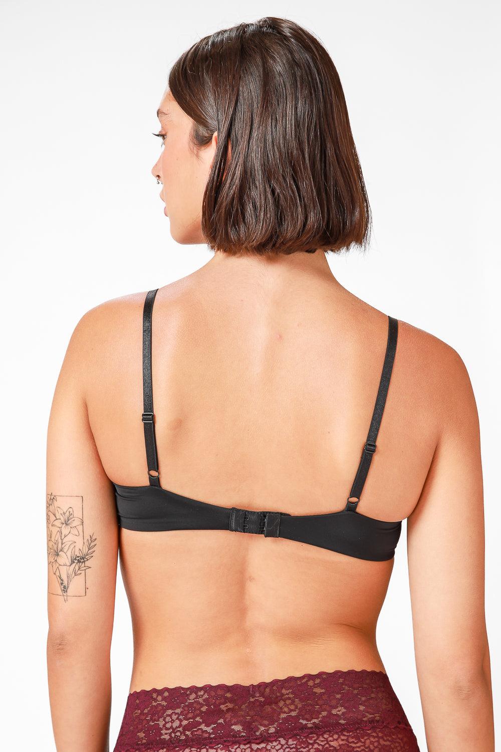 EMMA K - זוג חזיות בייסיק ריפוד קל בצבע שחור וניוד - MASHBIR//365