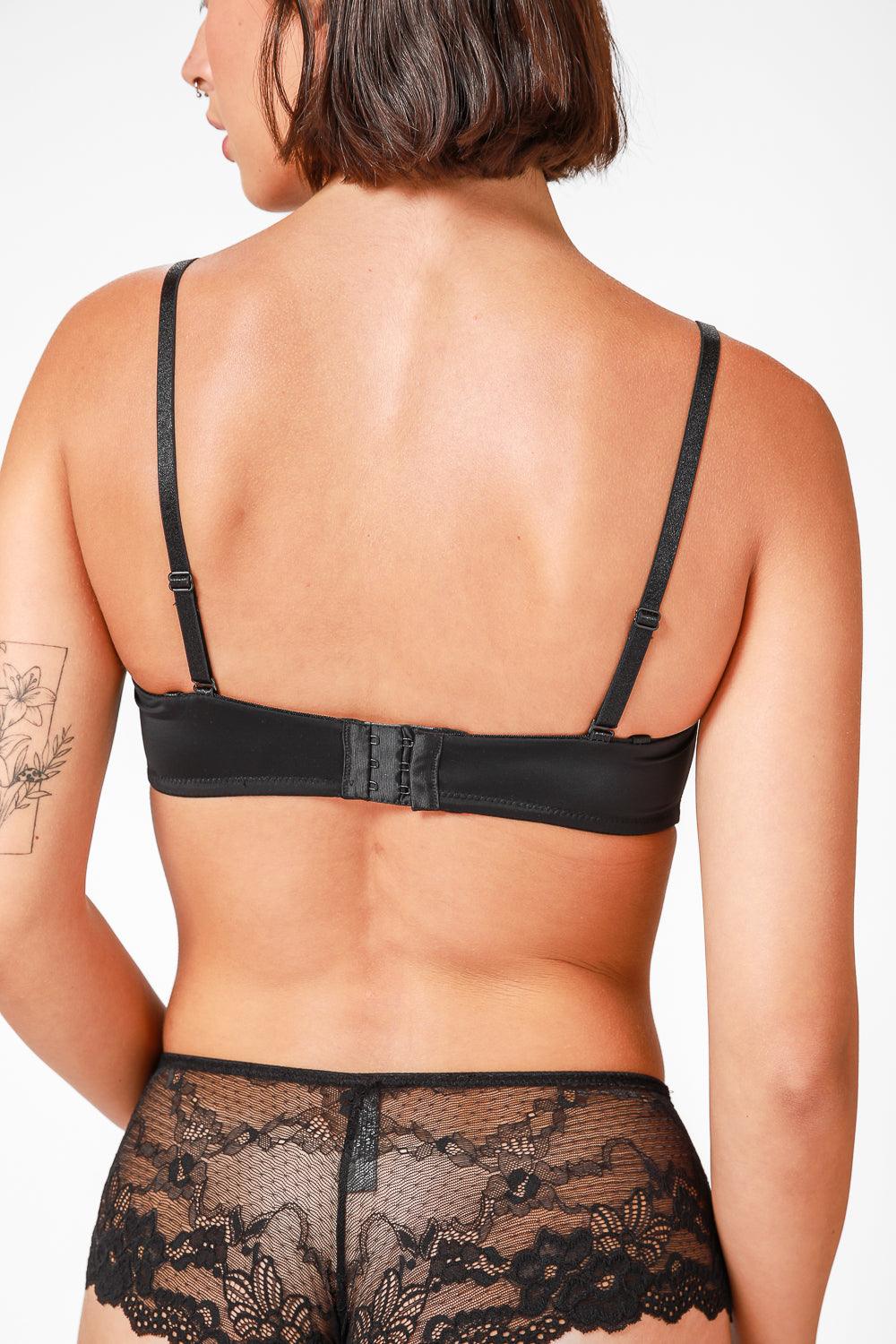 EMMA K - זוג חזיות סטרפלס בצבע שחור ולבן - MASHBIR//365